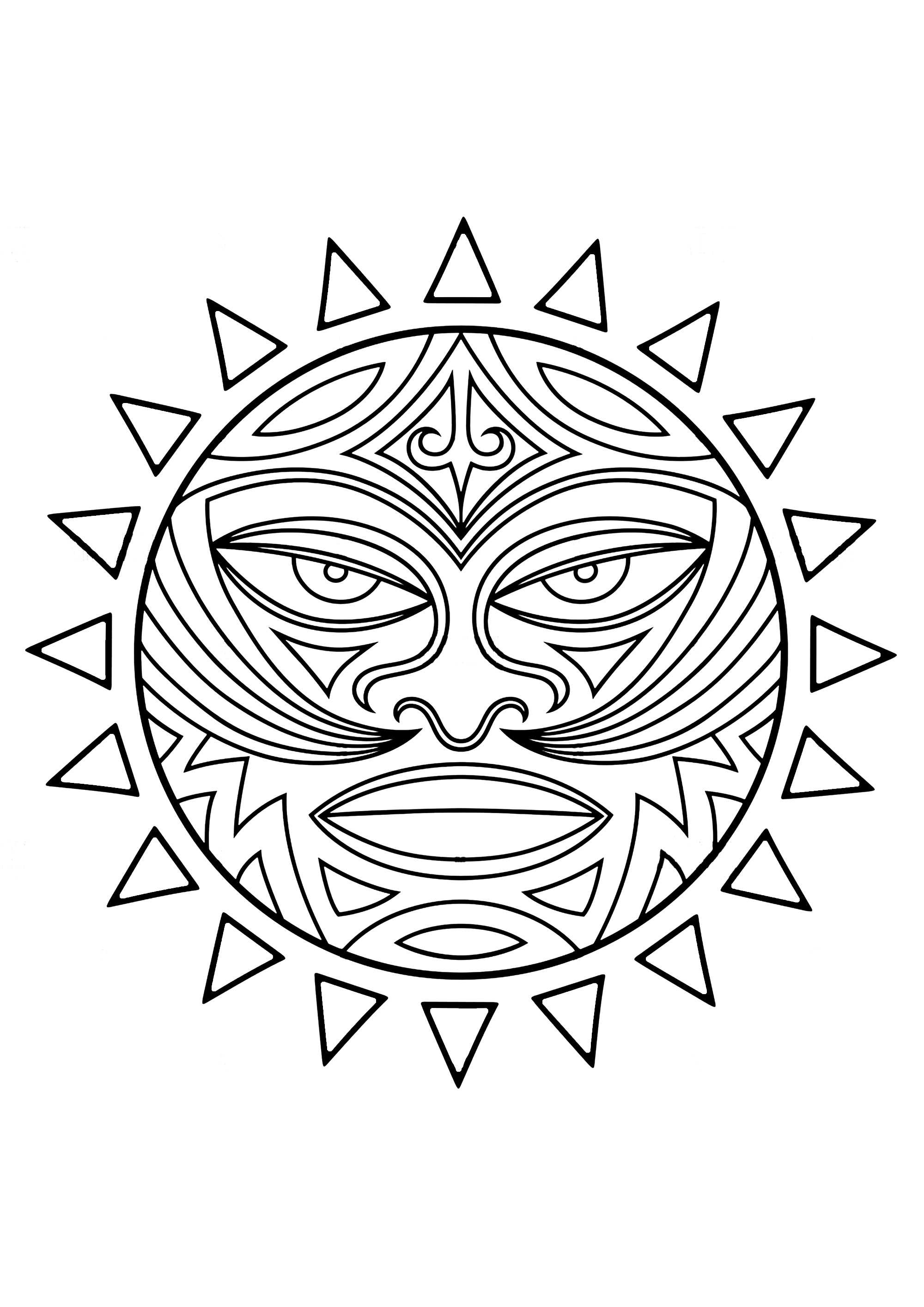 Tiki maori symbol