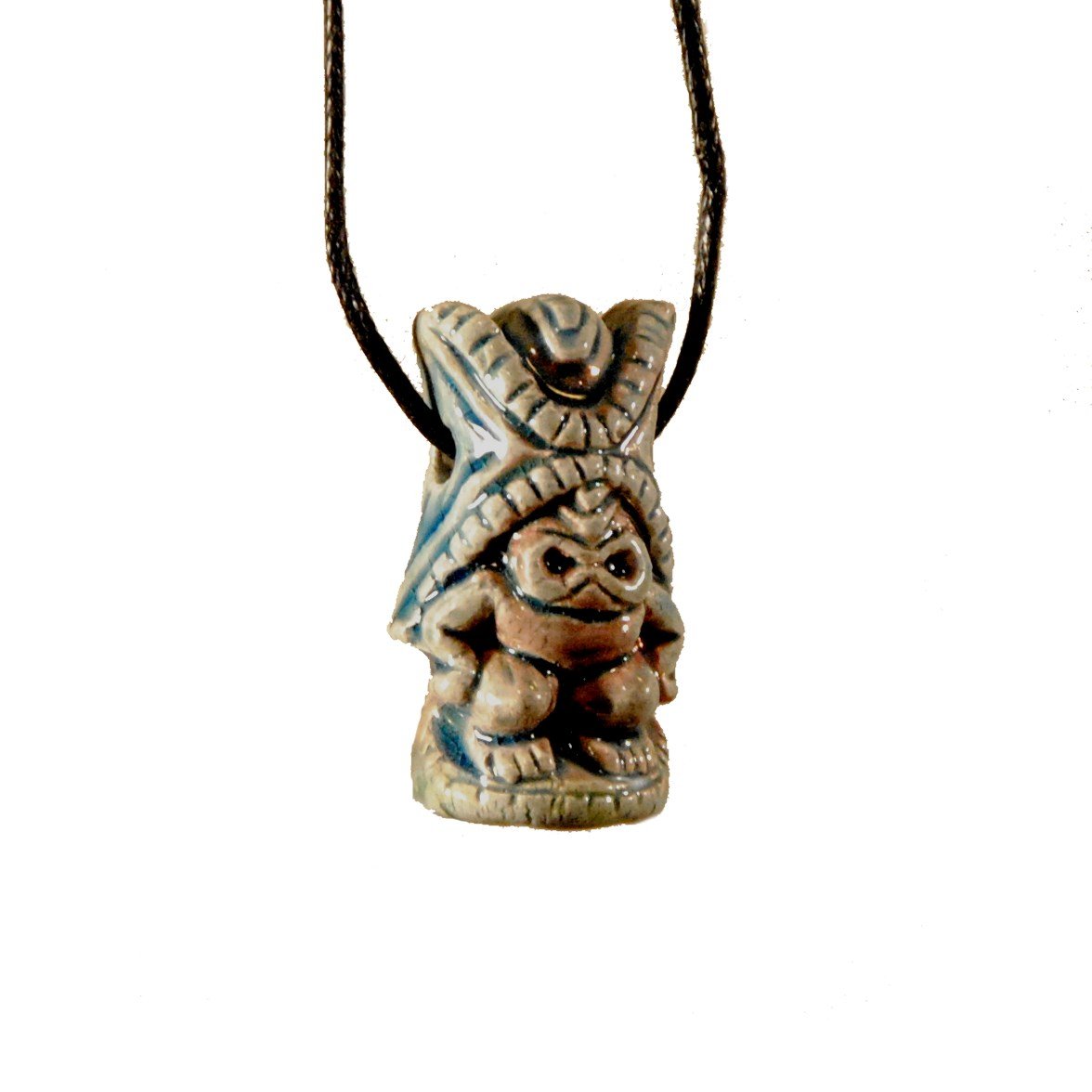 Buy ceramic raku necklace of kane