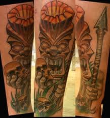 Tiki tattoos and designs