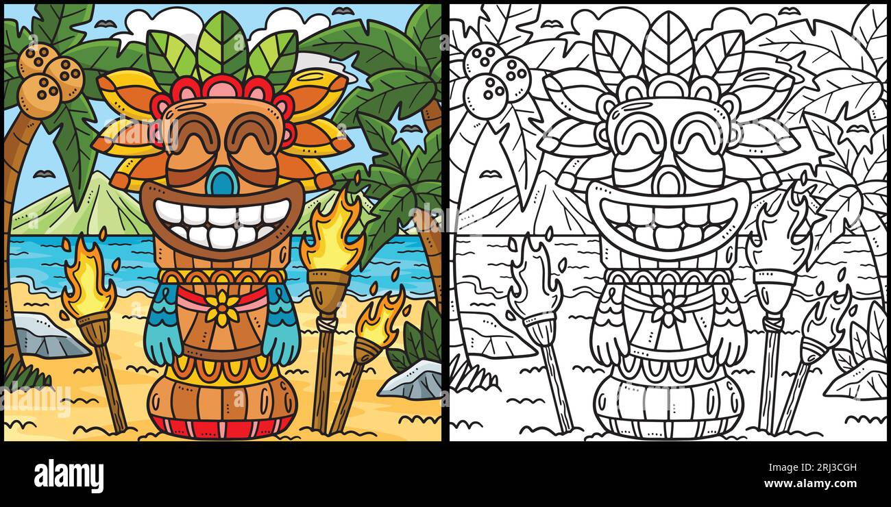 Tiki stock vector images