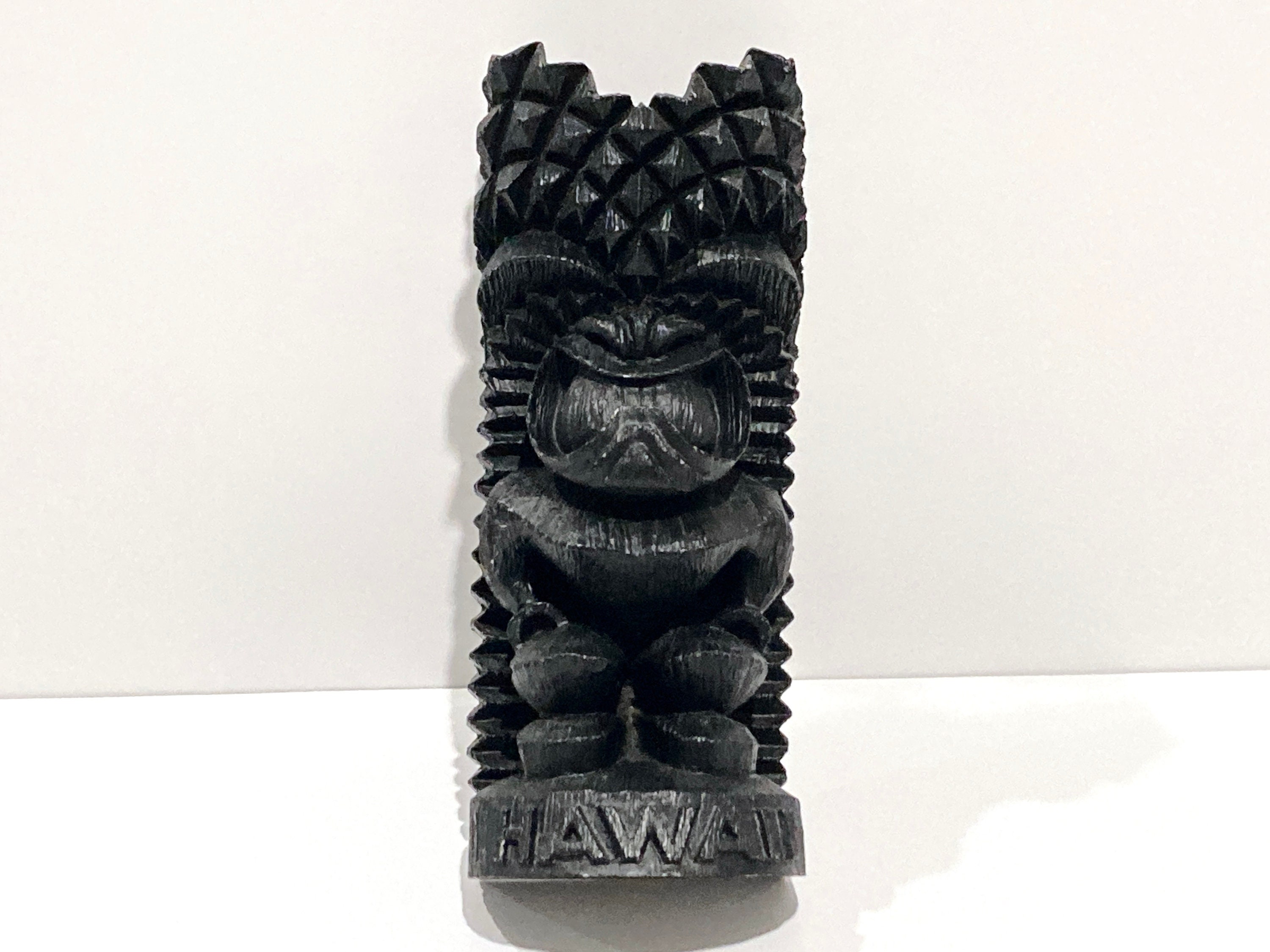 Ku tiki god of strength hawaiian island products vintage hip original big lava rock sculpture made in hawaii polynesian luau party