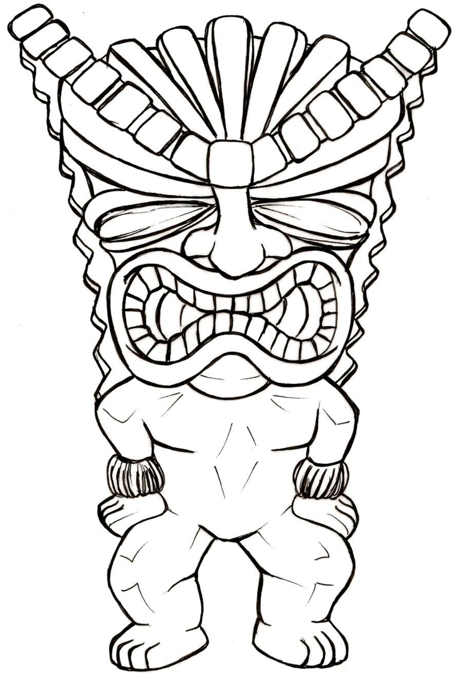 Tiki man tattoo by metacharis on deviantart tiki tattoo tiki man tiki art