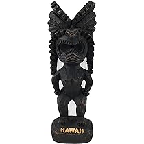 Kc hawaii ku god tiki figurine inch home kitchen