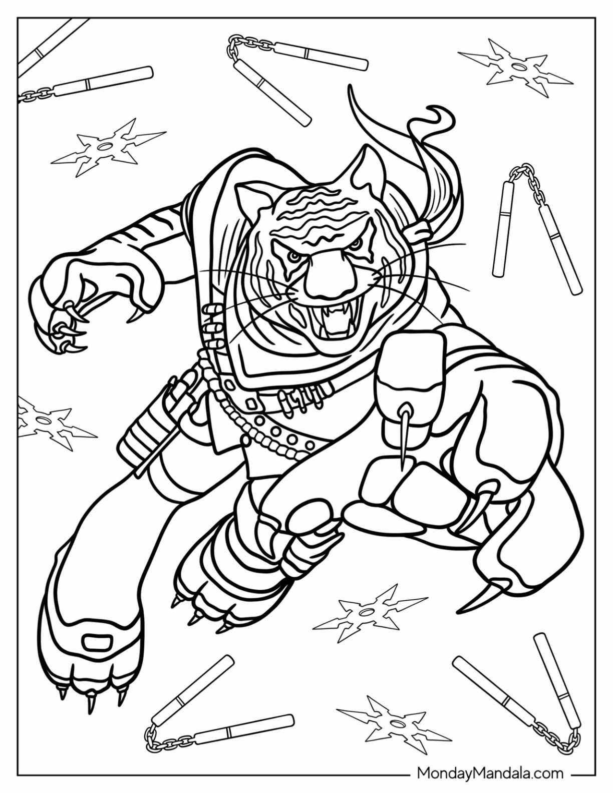 Ninja turtles coloring pages free pdf printables