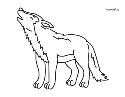 Wolf coloring pages â printable sheets