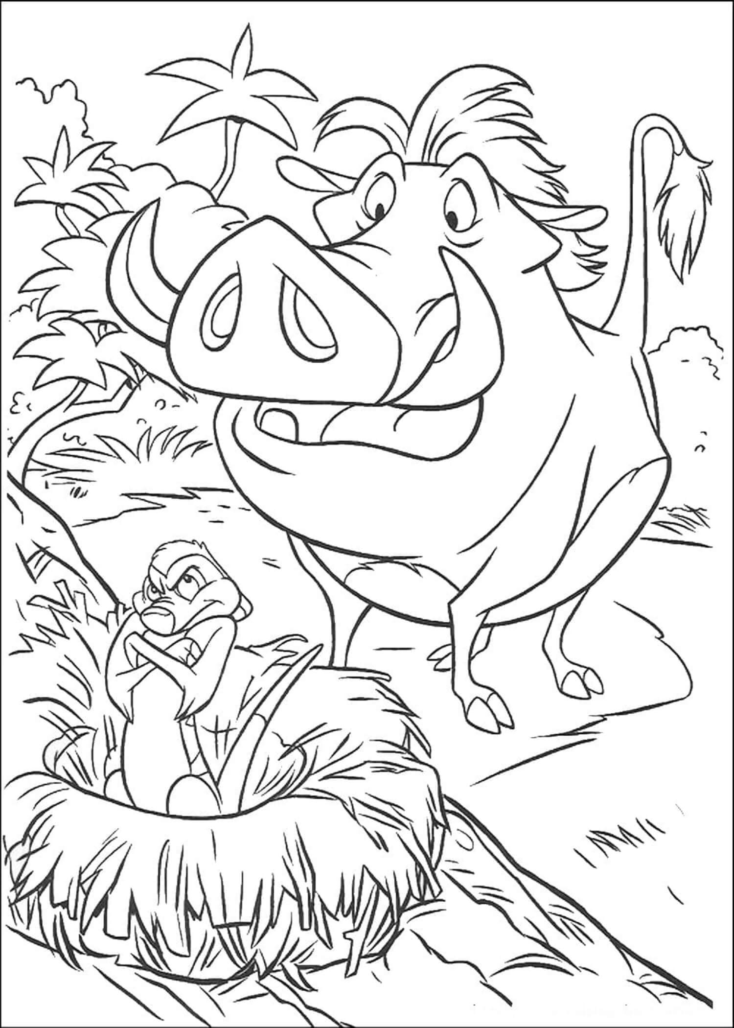 Lion king coloring pages