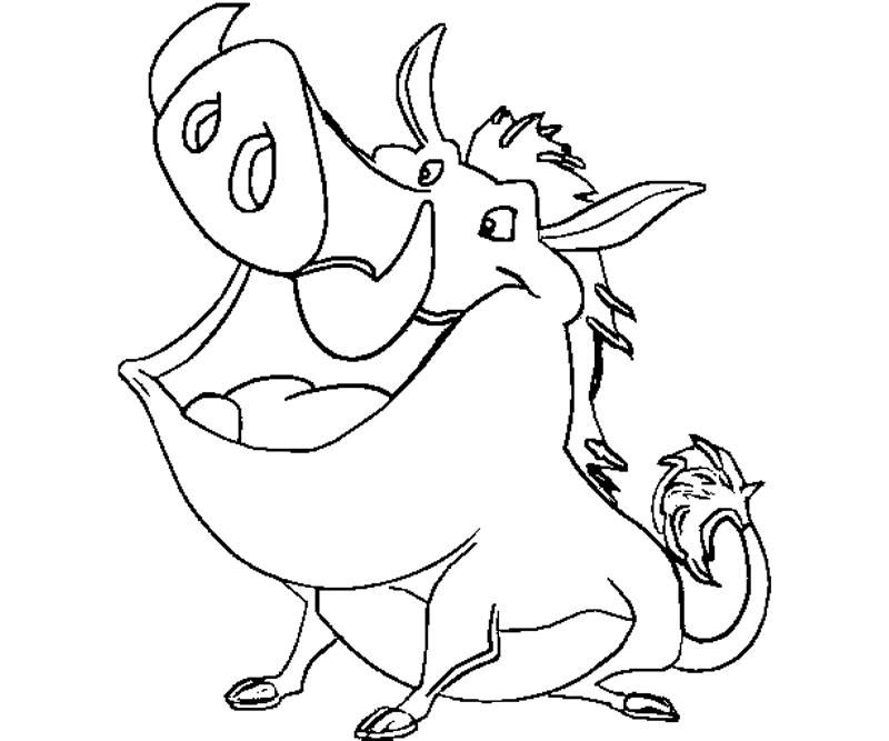 Timon and pumbaa coloring pages coloring pages lion king timon