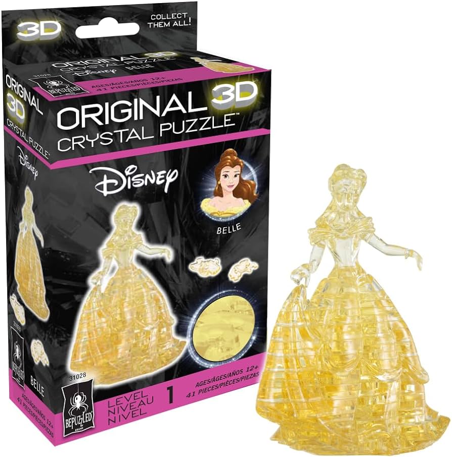 Bepuzzled disney belle original d crystal puzzle ages and up toys games