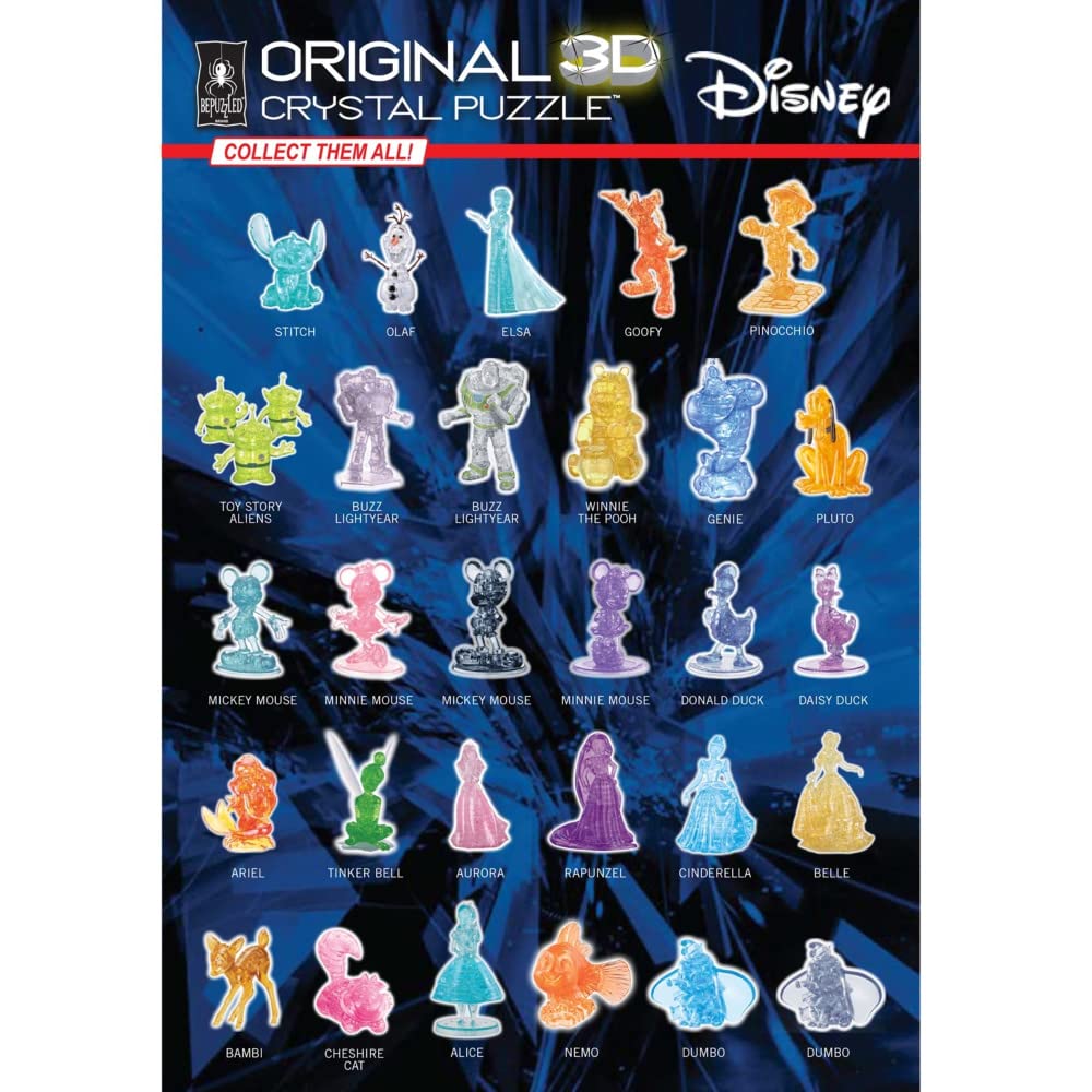 Bepuzzled disney tinkerbell original d crystal puzzle ages and up toys games