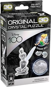 Bepuzzled disney platinum tinkerbell original d crystal puzzle ages and up toys games