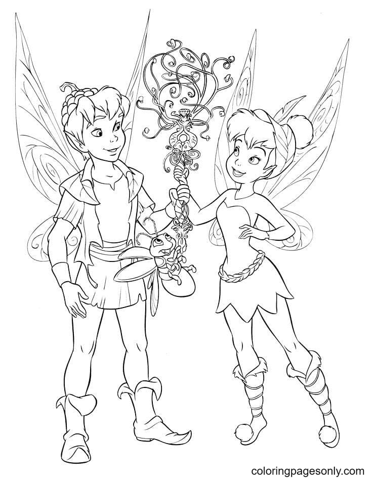 Tinkerbell coloring pages