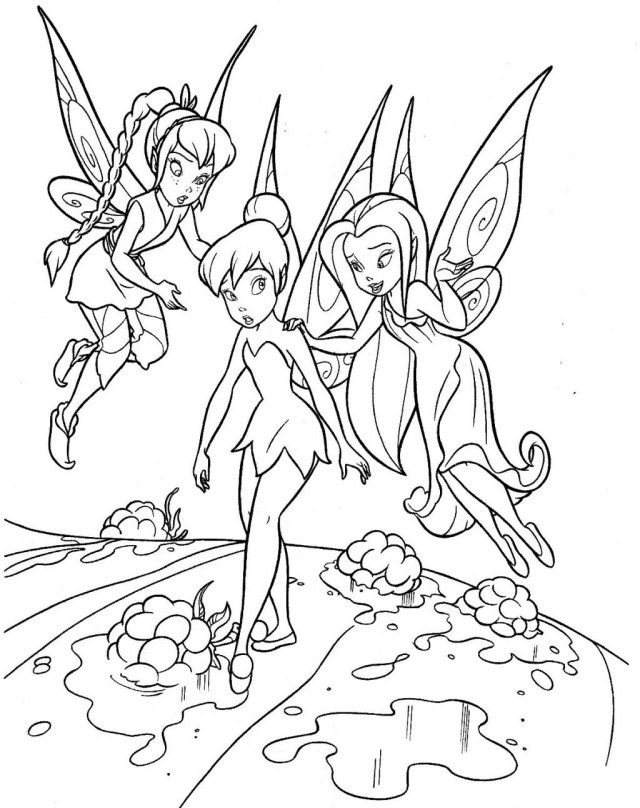 Brilliant picture of tinkerbell coloring pages