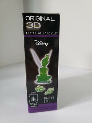 Bepuzzled original d crystal disney green tinkerbell puzzle new