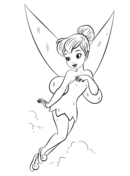 Tinkerbell coloring pages free coloring pages