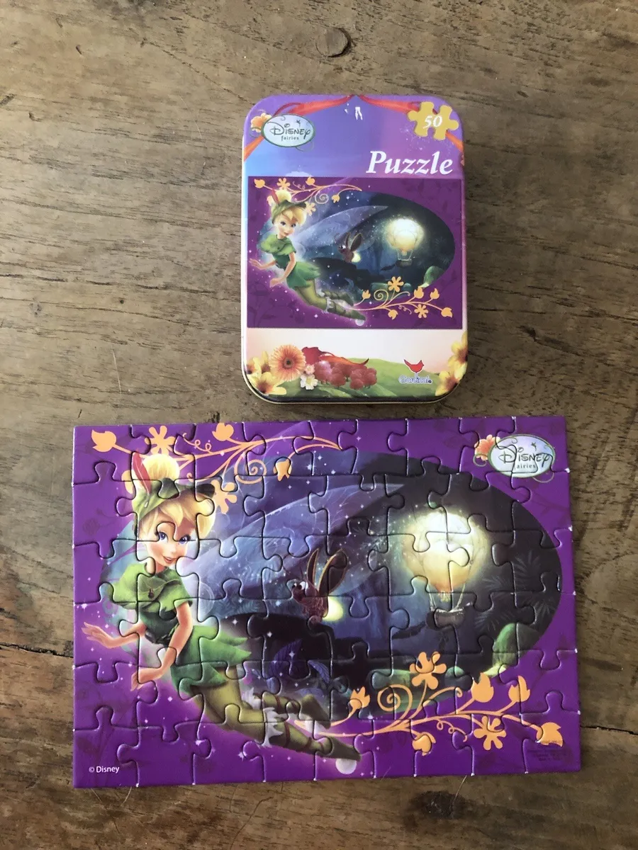 Disney fairies tinkerbell mini puzzle tin pieces in ã in disney puzzle