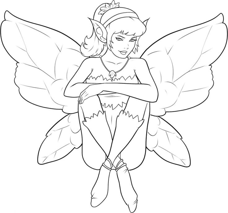 Printable coloring pages fairy drawings fairy coloring fairy coloring pages