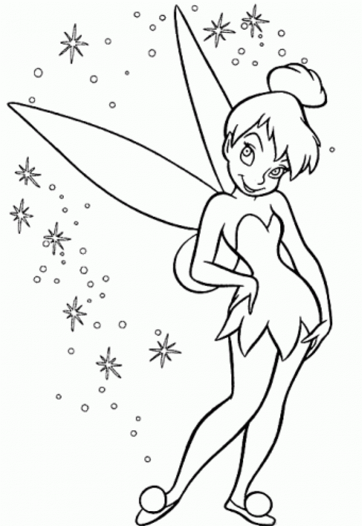 Spark imagination with free printable tinkerbell coloring pages