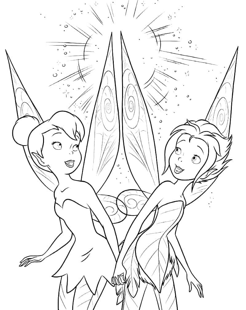 Tinkerbell coloring pages