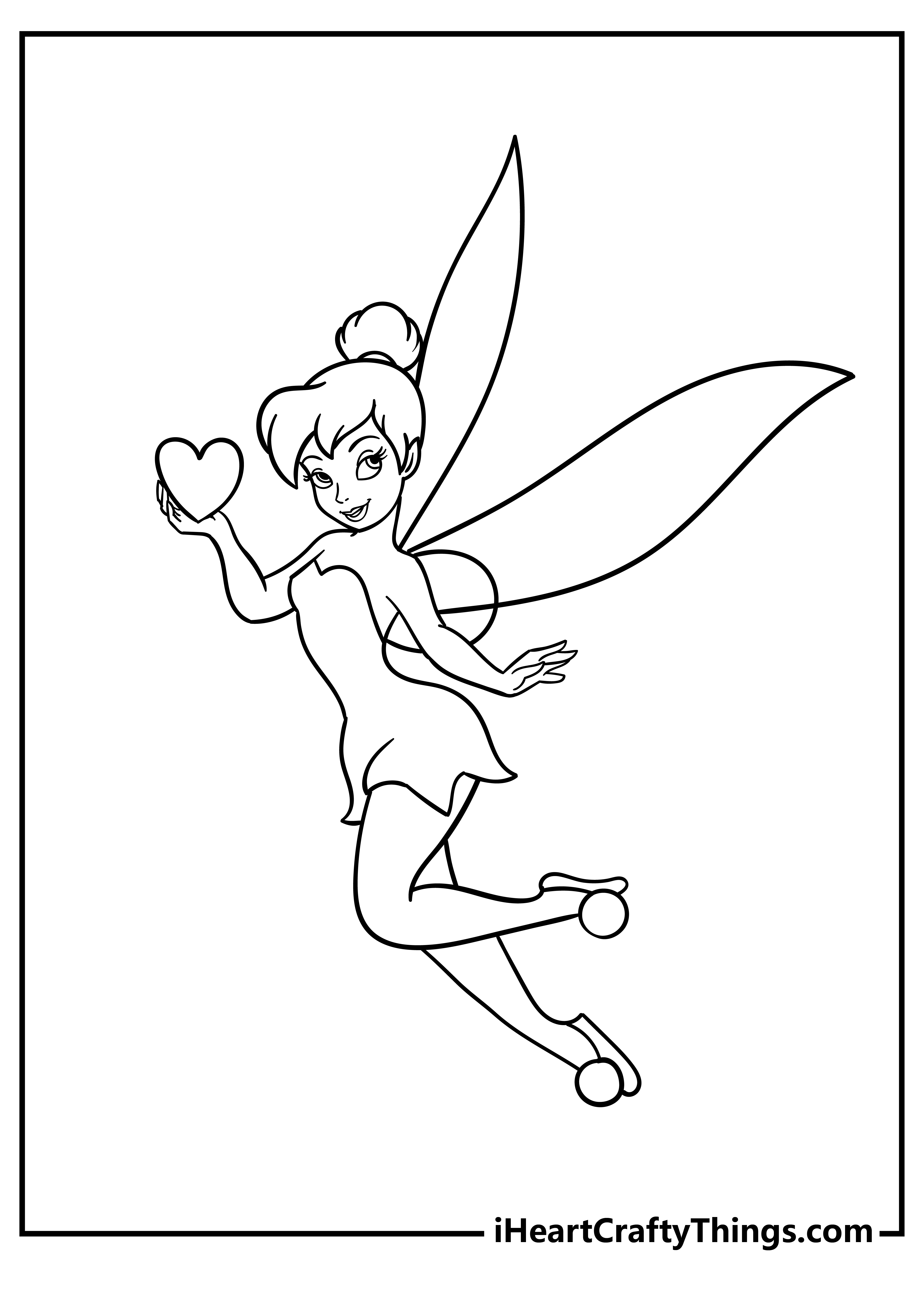 Tinkerbell coloring pages free printables