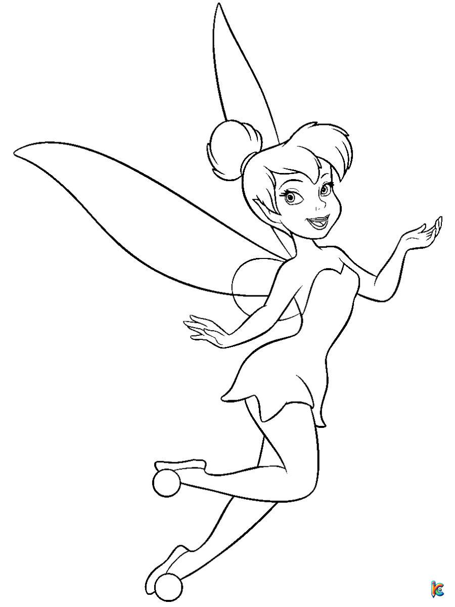 Tinkerbell coloring pages â