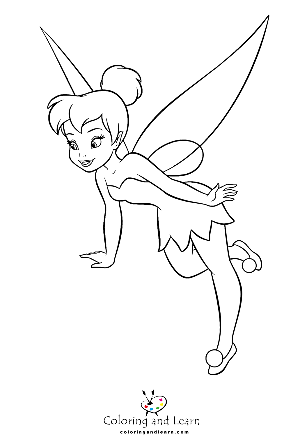 Tinkerbell coloring pages rcoloringpages