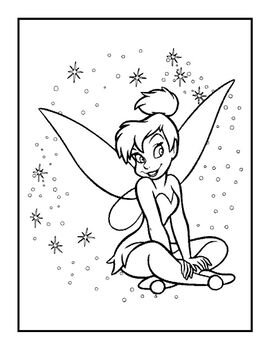 Enchanting tinkerbell coloring pages sparkling adventures in neverland