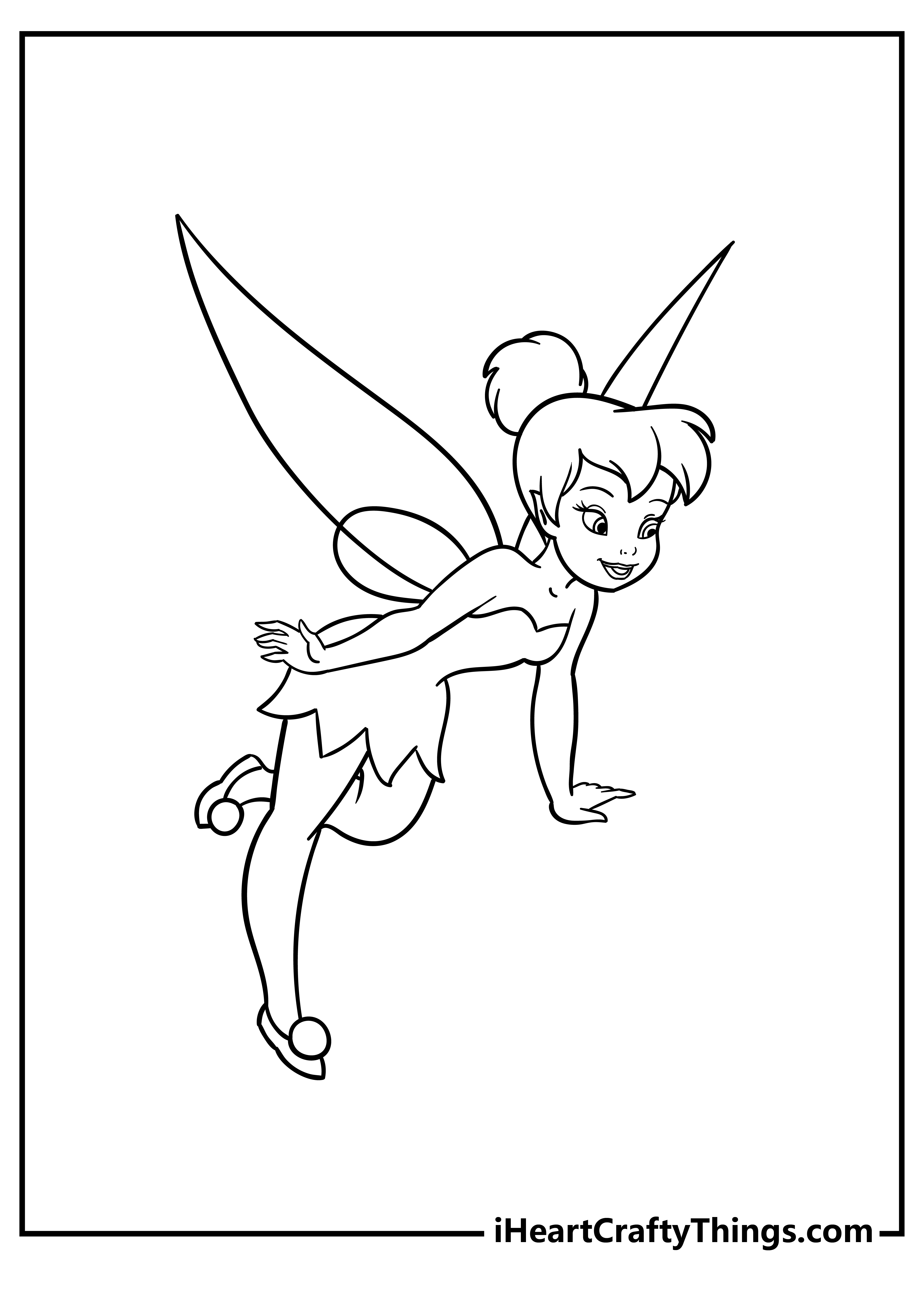 Tinkerbell coloring pages free printables