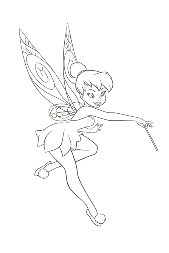 Tinkerbell coloring pages overview with a lot of fairies