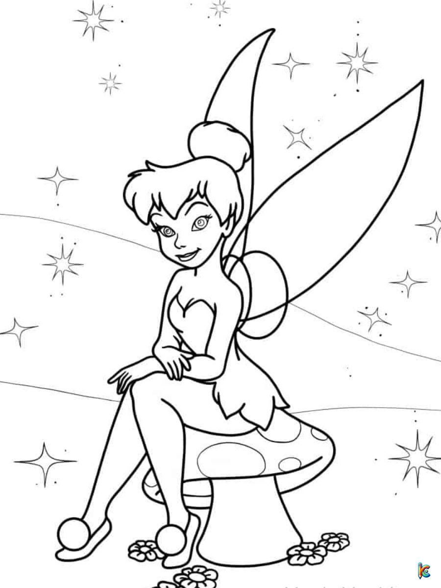 Tinkerbell coloring pages â