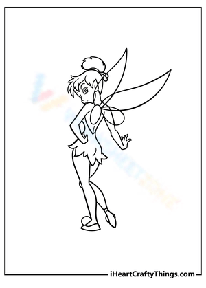 Free collection of tinkerbell coloring pages for kids