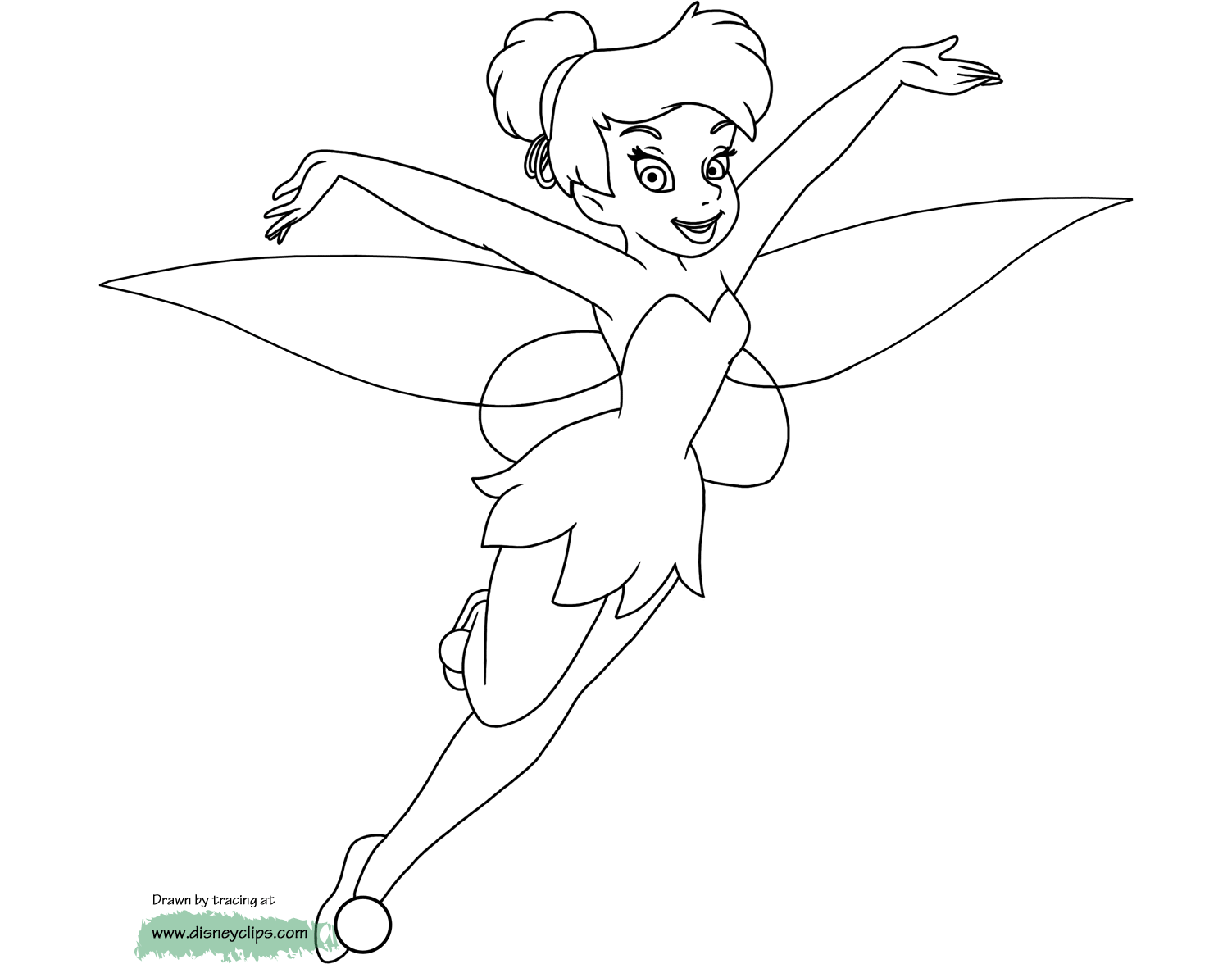 Disney fairies coloring pages