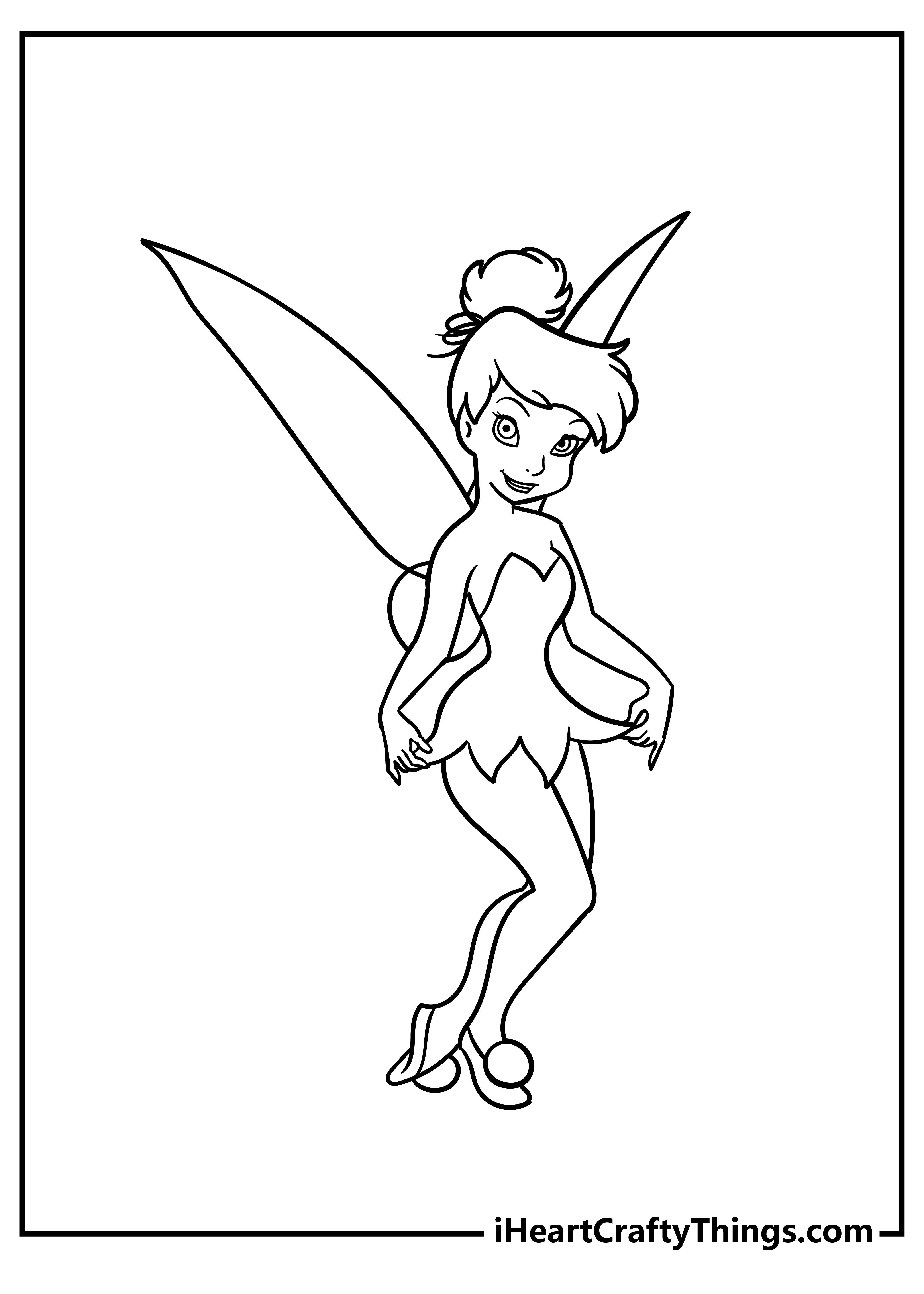 Tinkerbell coloring pages free printables