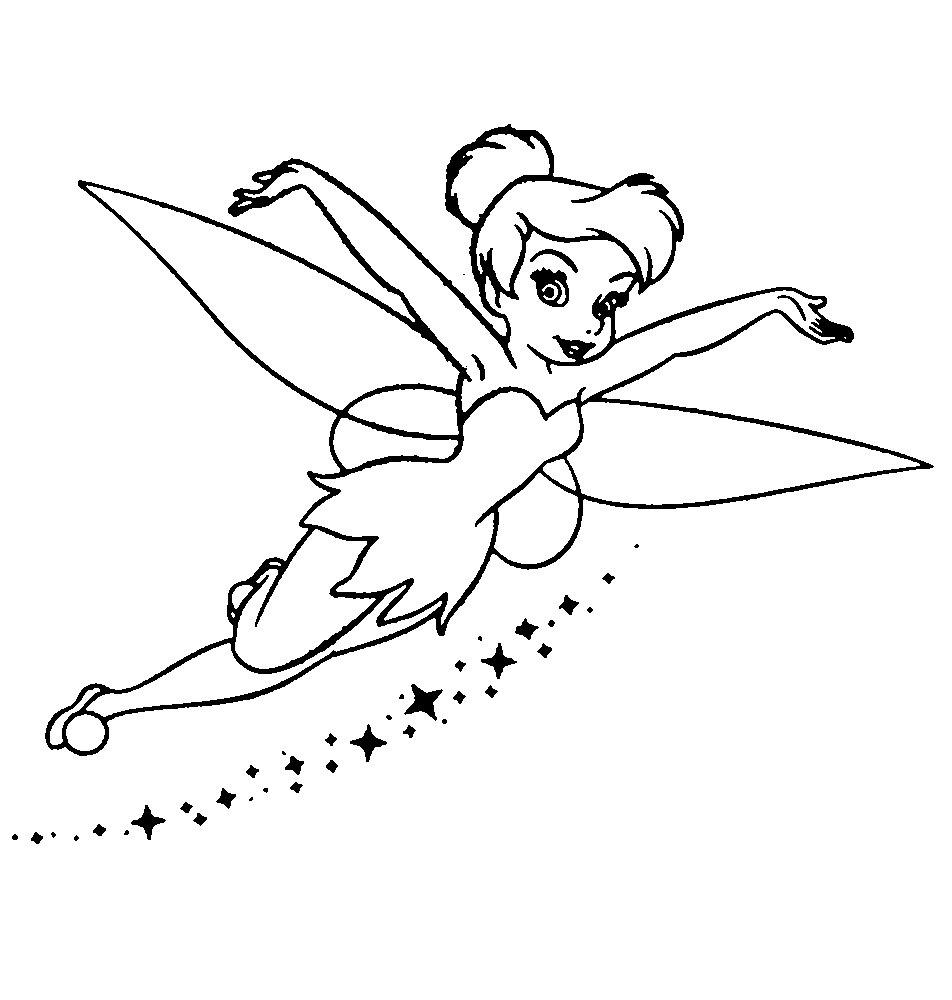 Coloring pages disney tinker bell coloring pages