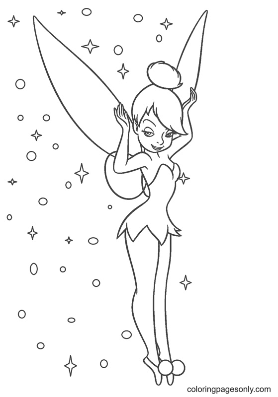 Tinkerbell coloring pages printable for free download