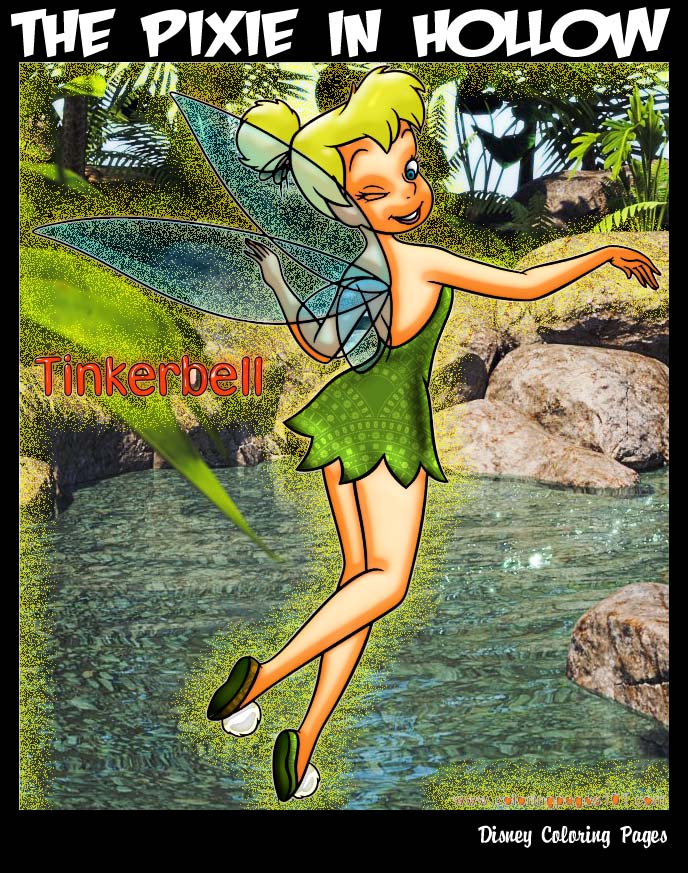 Tinkerbell coloring pages redux by bro