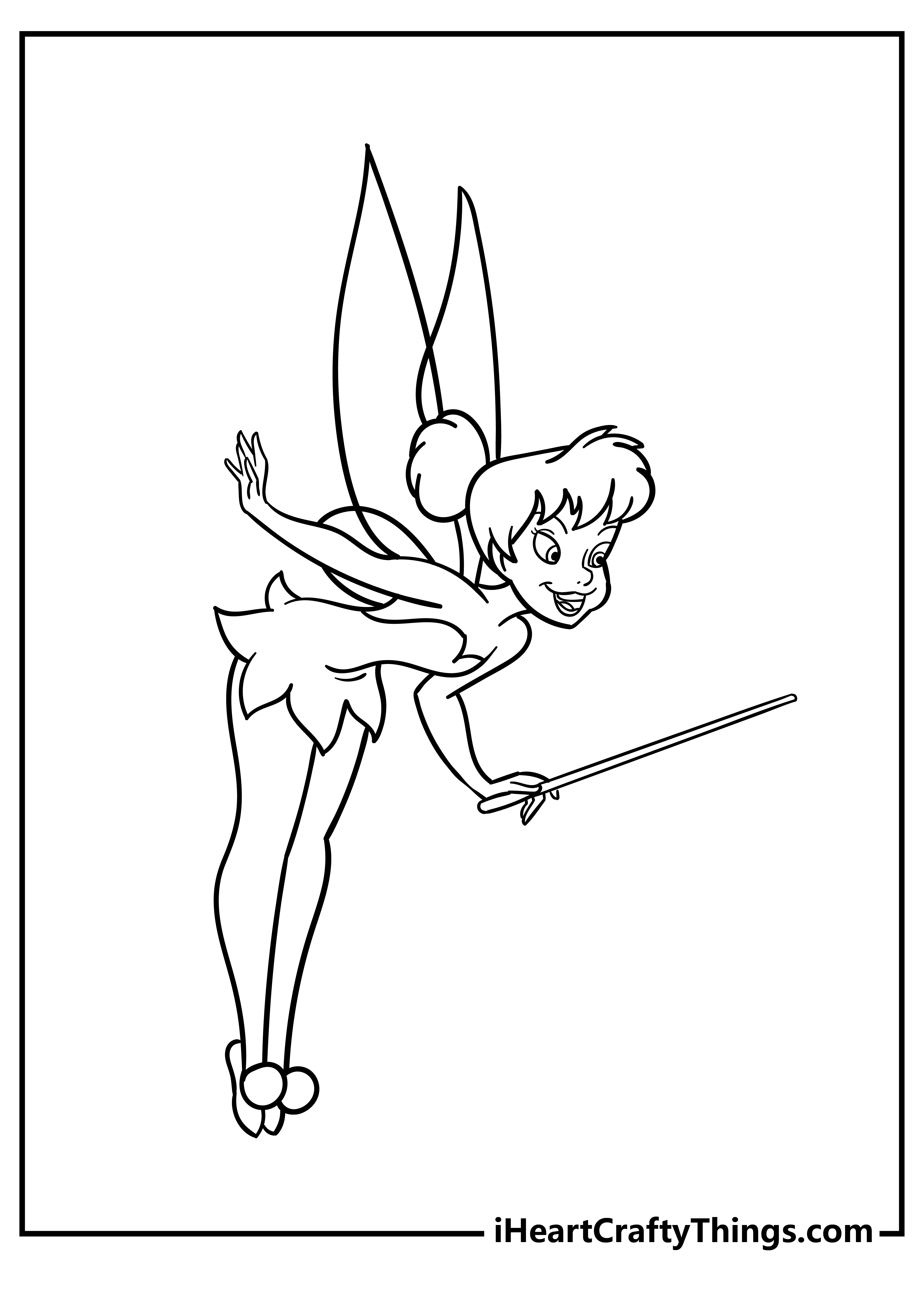 Free collection of tinkerbell coloring pages for kids