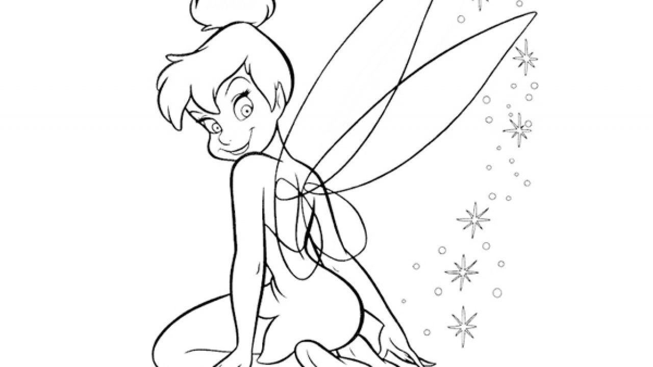 Tinkerbell coloring pages for kids