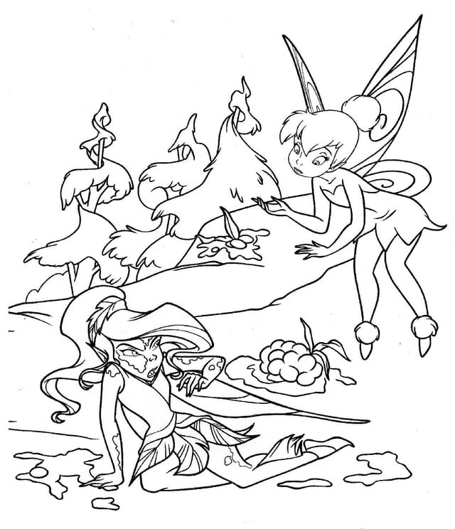 Printable tinkerbell coloring pages rprintablecoloringpage