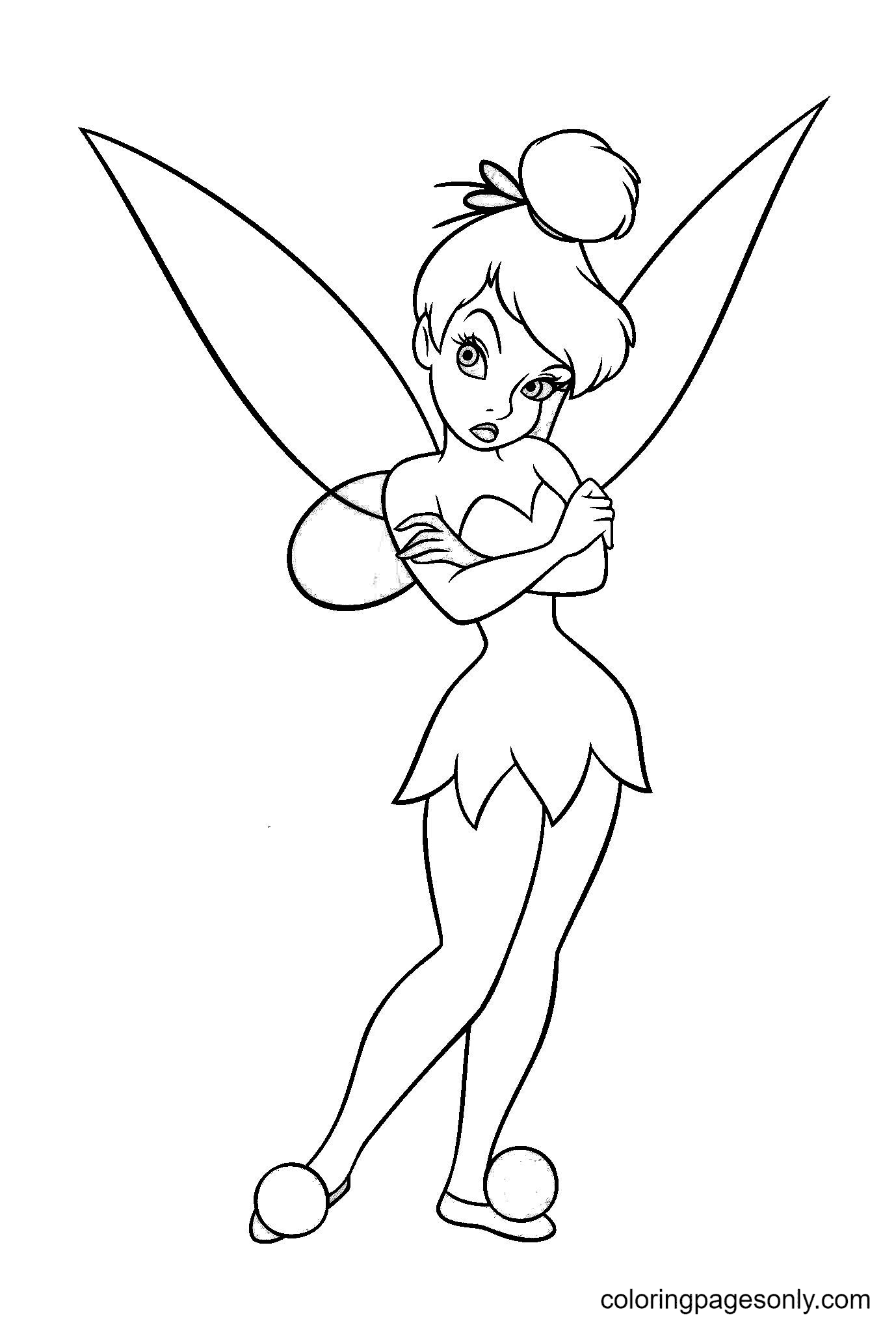 Tinkerbell coloring pages printable for free download