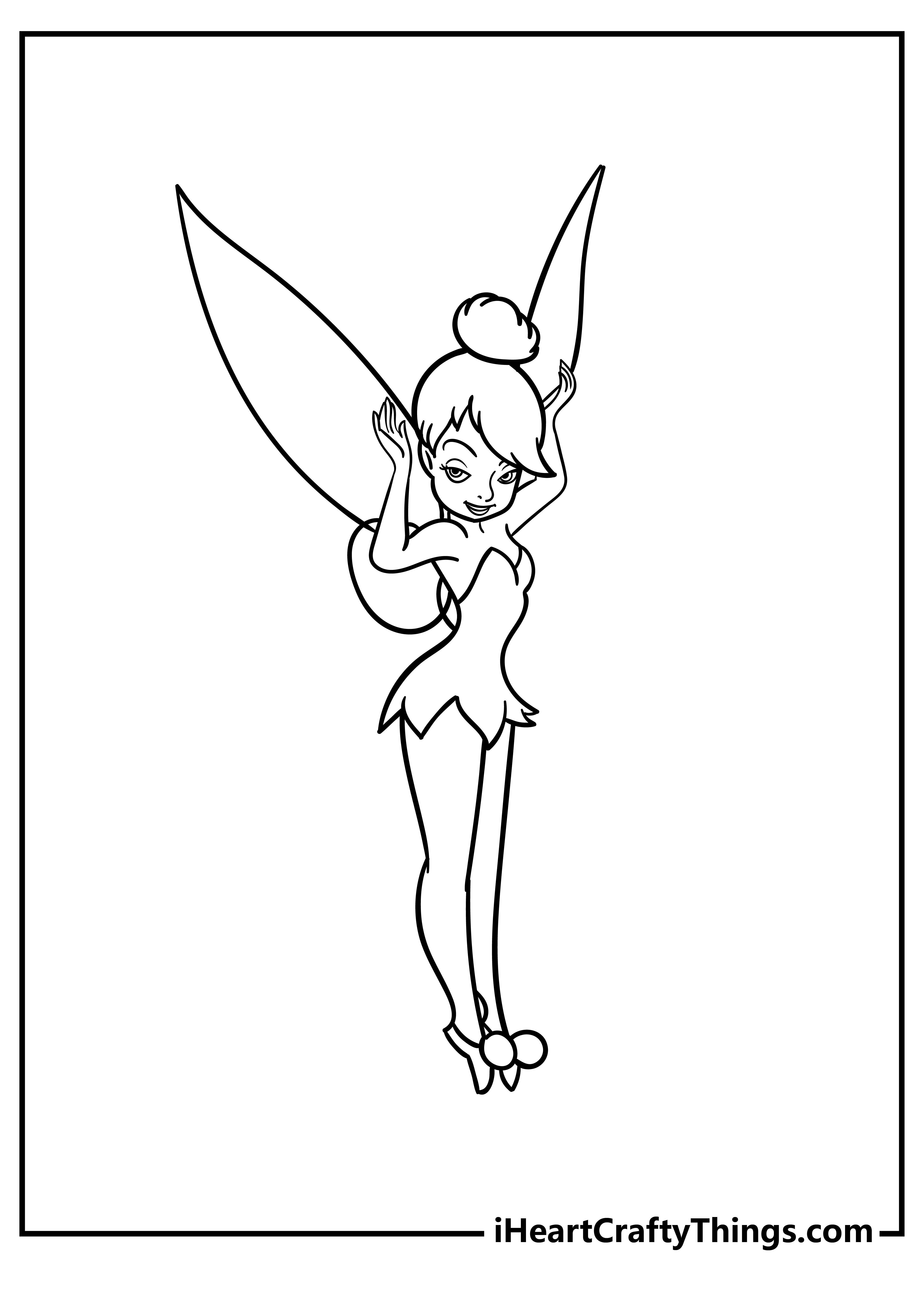 Tinkerbell coloring pages free printables