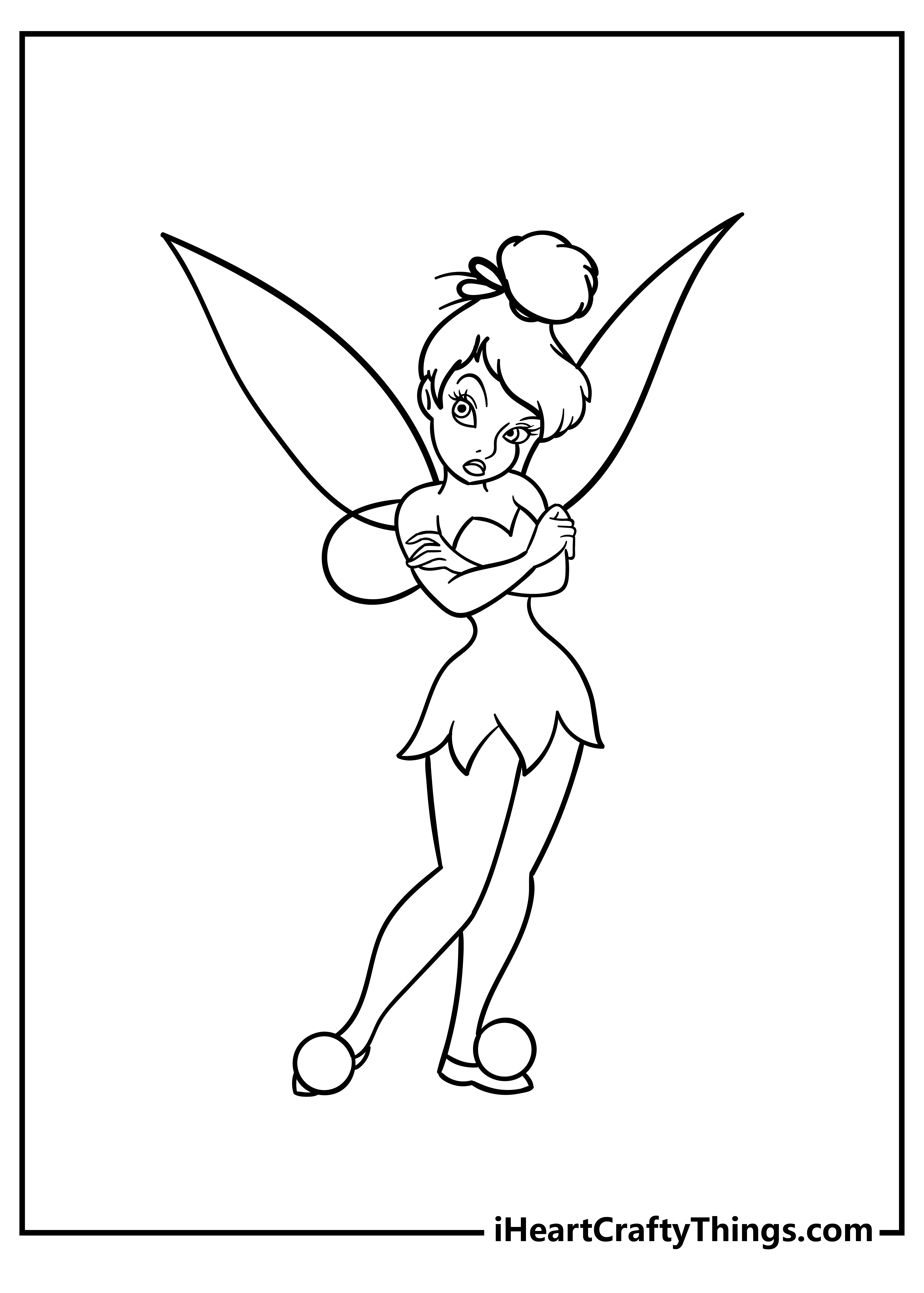 Tinkerbell coloring pages free printables