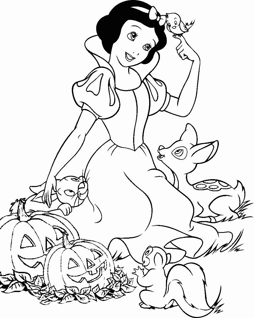 Disney halloween coloring pages