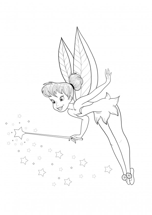 Disney fairies coloring pages