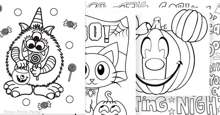 The best free printable halloween coloring pages for kids