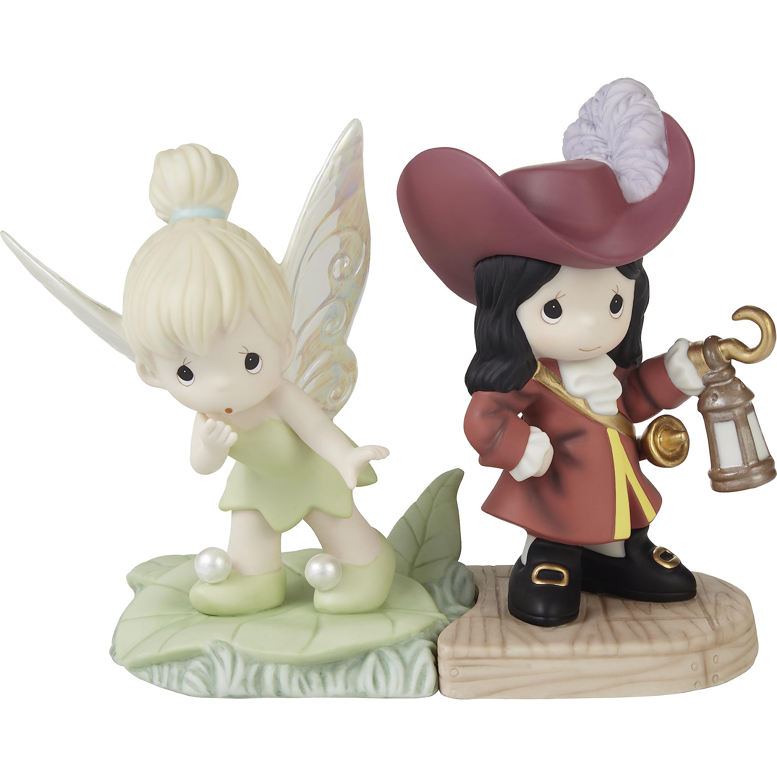 Precious moments life is a daring adventure disney tinker bell and captain hook