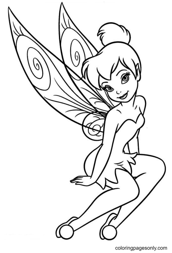 Tinkerbell coloring pages printable for free download