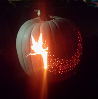 Tinker bell pixie dust pumpkin carving steps with pictures