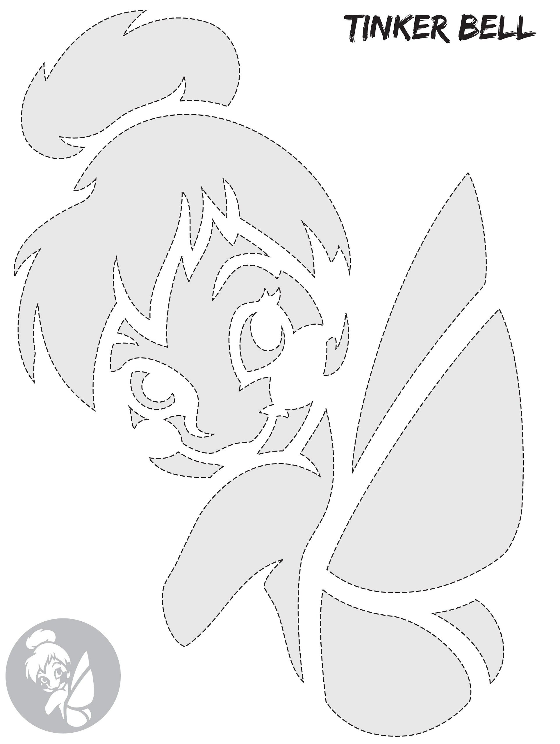 Pz c pumpkin stencils disney pumpkin stencils tinkerbell pumpkin stencil halloween pumpkin stencils