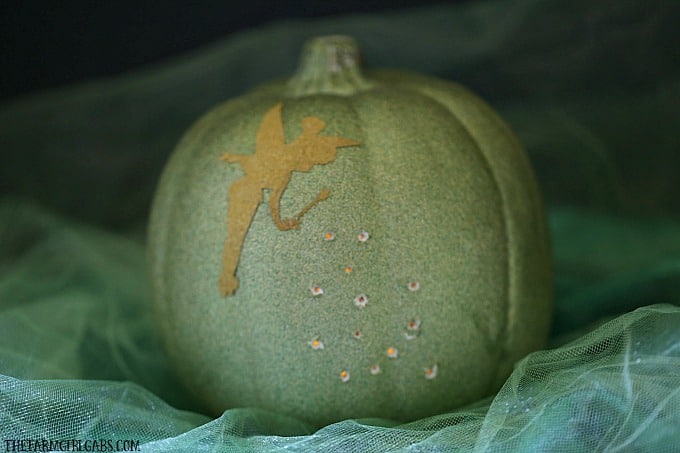 Tinker bell illuminated pixie dust pumpkin