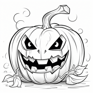 Pumpkin coloring page